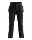 Bosafety Tensionpro stretch-housut riipputaskuilla musta - Työhousut - TR-TENSIONPRO-0200 - 1