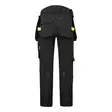 Portwest Hi-Vis joustavat housut irroitettavilla riipputaskuilla musta - Työhousut - EV440 - 2