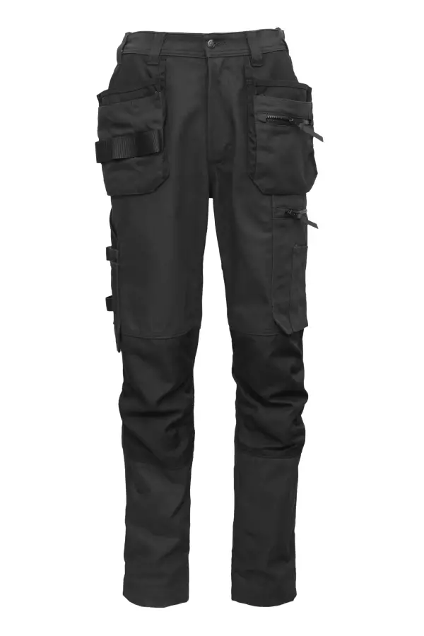 Bosafety Carbonplus puuvilla stretch-housut riipputaskuilla - Työhousut - TR-CARBONPLUS-0200 - 1
