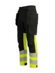 Bosafety stretch-housut riipputaskuilla COMBOPLUS Hi-vis luokka 1 - Huomiohousut - TR-COMBOPLUS-C1 - 2