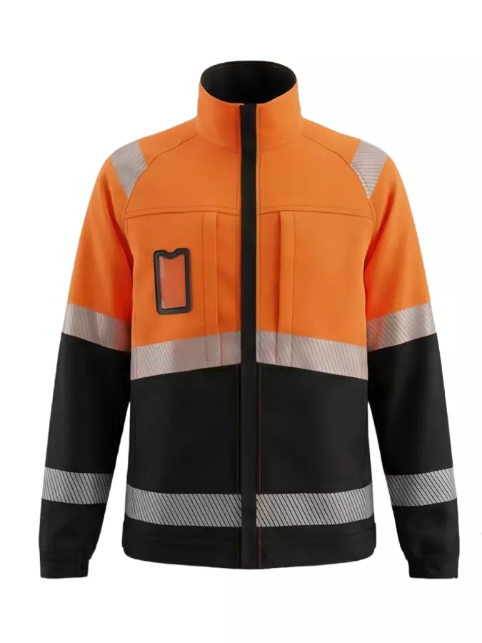 Bosafety joustava puuvillaa sisältävä takki COMBO Hi-vis luokka 2 - Huomiotakit - JK-COMBO-C2-0302 - 1
