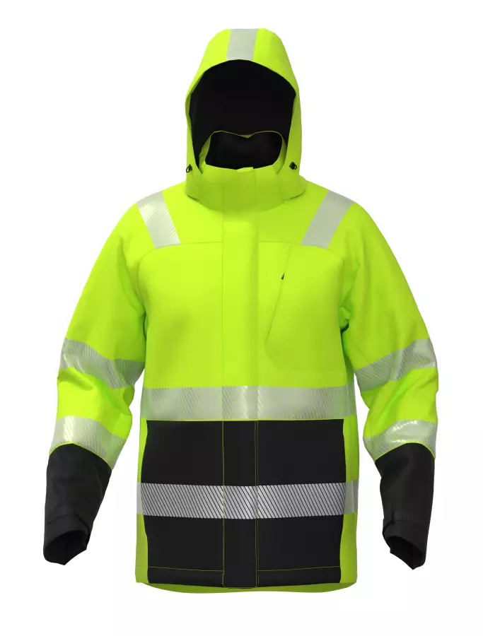 Bosafety talvitakki LIMA FIT Hi-vis luokka 3 - Huomiotalvitakit - WJ-LIMA-C3-0402 - 1
