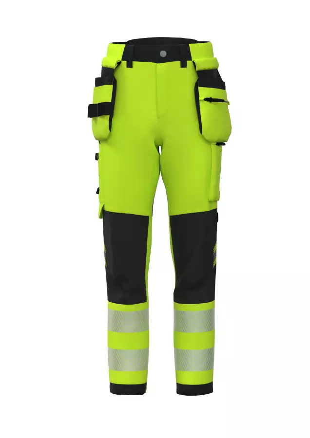 Bosafety Tensionpro stretch-housut riipputaskuilla Lk. 2 - Huomiohousut - TR-TENSIONPRO-C2 - 1