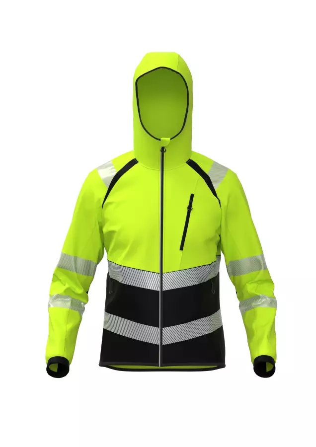 Bosafety Topek softshell-hupparitakki Lk.2 - Huomio colleget ja hupparit - JK-TOPEK-C2 - 1