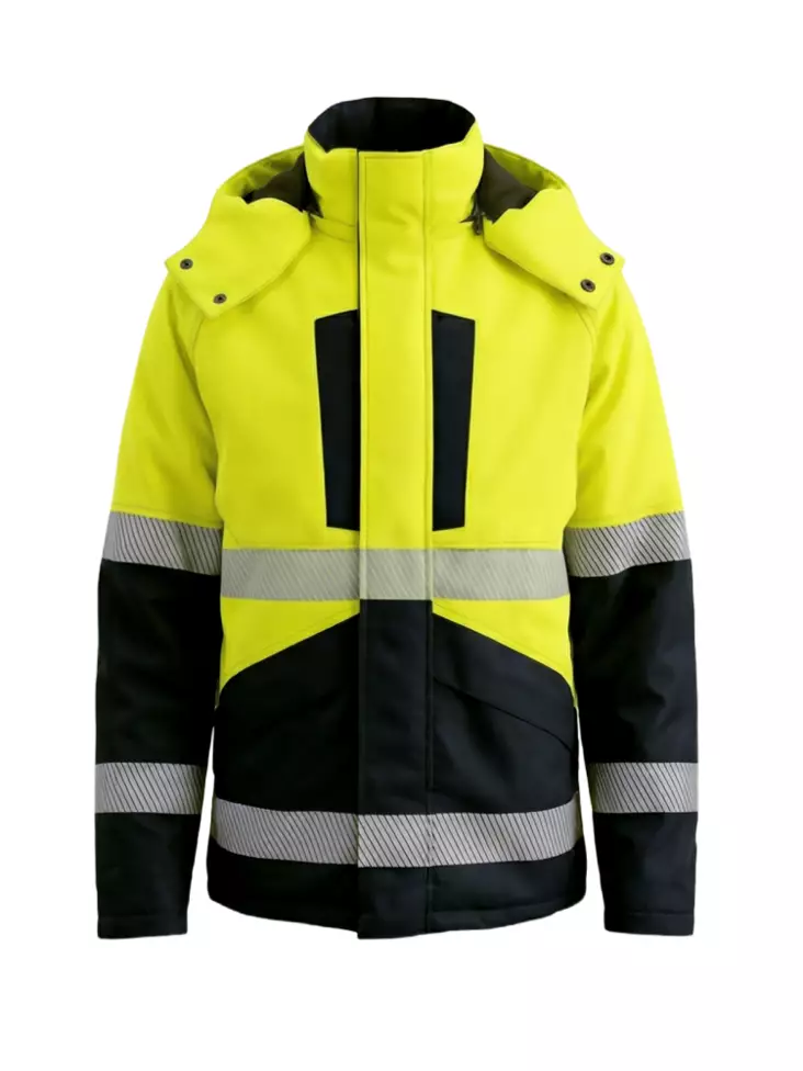 Bosafety talvitakki GALAXY Hi-vis luokka 3 Hi-Vis keltainen/musta - Huomiotalvitakit - WJ-GALAXY-C3 - 1