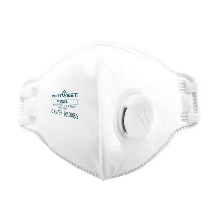 PW FFP3 Hengityssuojain venttiilillä - Kertakäyttömaskit - P351WHR - 1
