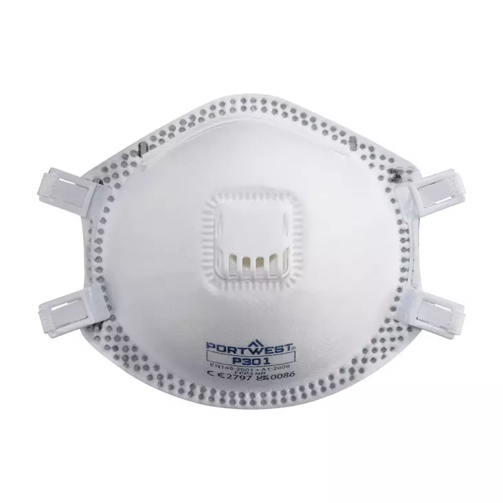 Portwest hengityssuojain venttiilillä FFP3 - Kertakäyttömaskit - P301WHR - 1